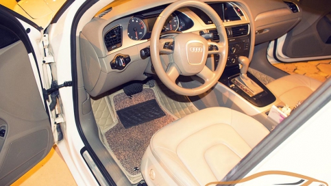 Thảm lót sàn ô tô 5D 6D Audi A4 cao cấp, chống nước, chống xước hoàn hảo